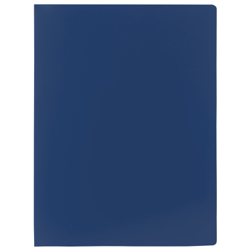 Папка на 2 кольцах STAFF, 21 мм, до 170 листов, 0,5 мм, синяя фото 6