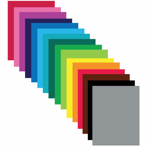 Цветная бумага BRAUBERG "Кораблик", А4, 2-сторон мелованная, 16 л., 16 цв., на скобе, 200х280 мм фото 2