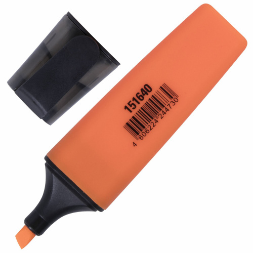 Текстовыделитель STAFF "EVERYDAY", скошенный наконечник, 1-5 мм, оранжевый фото 8