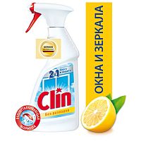 Моющее средство для стекол и зеркал "Clin" Лимон 500 мл