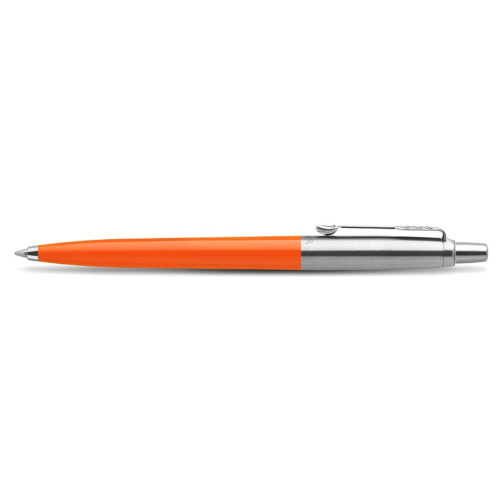 Ручка шариковая PARKER "Jotter Orig Orange", корпус оранжевый, детали хром, блистер, синяя фото 6
