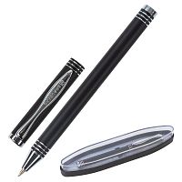 Ручка подарочная шариковая BRAUBERG Magneto, корпус черный, линия письма 0,5 мм, синяя