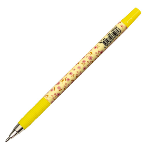 Ручка шариковая ЮНЛАНДИЯ "FLOWERS", синяя, линия письма 0,35 мм фото 8