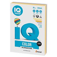 Бумага цветная IQ COLOR, А4, 80 г/м2, 250 л., микс тренд