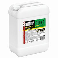 Чистящее средство для сантехники "Sanfor" Universal 10 в 1 Лимонная свежесть 5 л