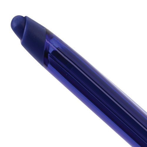 Ручка стираемая гелевая с грипом BRAUBERG "X-ERASE", корпус синий, линия письма 0,35 мм, синяя фото 5