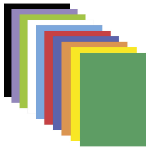 Цветная пористая резина ОСТРОВ СОКРОВИЩ, А4, 2 мм, 10 листов, 10 цветов, радужная фото 3