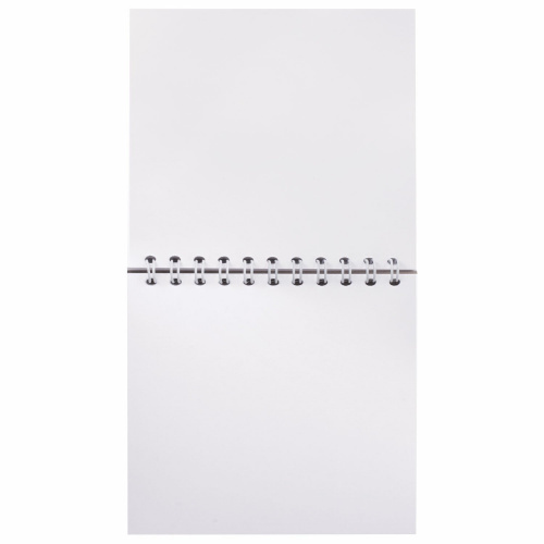 Скетчбук BRAUBERG, белая бумага 100г/м2, 190х190мм, 60л, гребень, жёсткая подложка фото 2