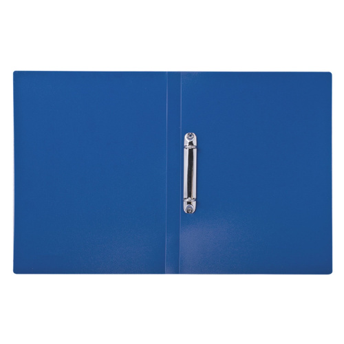 Папка на 2 кольцах BRAUBERG "Office", 21 мм, до 120 листов, 0,5 мм, синяя фото 7