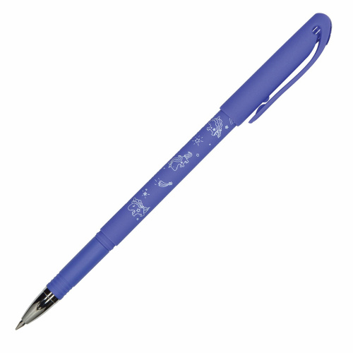 Ручка стираемая гелевая BRUNO VISCONTI Единороги, линия письма 0,3 мм, синяя фото 5