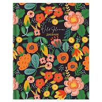 Дневник BRAUBERG "Цветы", 5-11 класс, 48 л., твердый, выборочный лак, с подсказом