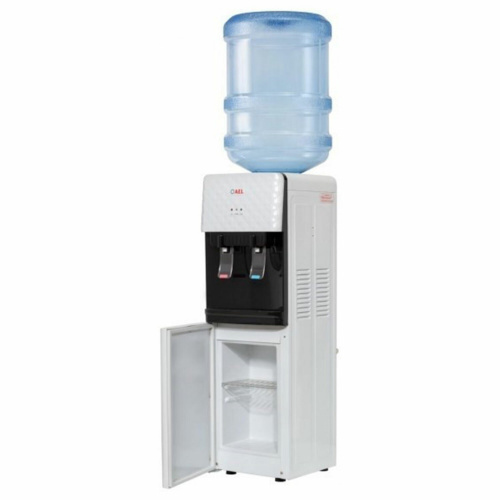 Кулер для воды AEL LD-AEL-88c, напольный, нагрев/охлаждение электронное, шкаф, 2 крана, белый фото 6