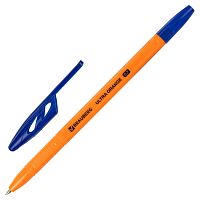 Ручка шариковая BRAUBERG "ULTRA ORANGE", узел 0,7 мм, синяя
