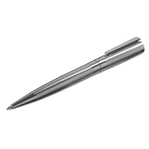 Ручка подарочная шариковая GALANT "ETUDE", корпус серебристый, детали хром, синяя фото 8