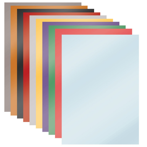 Цветная бумага ОСТРОВ СОКРОВИЩ, А4, перламутровая, 10 л., 10 цв., 80 г/м2 фото 2