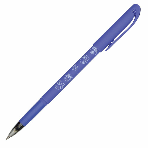 Ручка стираемая гелевая BRUNO VISCONTI "Совушки", узел 0,5 мм, линия письма 0,3 мм, синяя фото 6