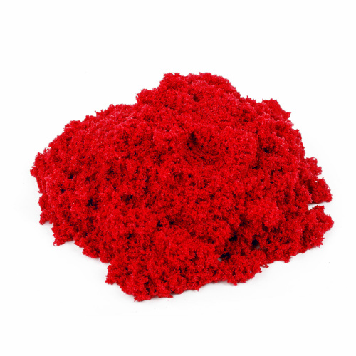 Песок для лепки кинетический BRAUBERG KIDS, красный, 500 г, 2 формочки, ведерко фото 5