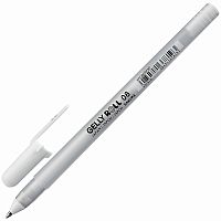 Ручка гелевая SAKURA "Gelly Roll", узел 0,8 мм, линия письма 0,4 мм, белая