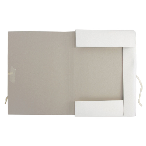 Папка для бумаг с завязками картонная мелованная BRAUBERG, 440 г/м2, до 200 л. фото 3