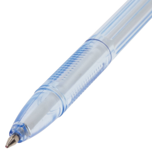 Ручка шариковая BRAUBERG "X-333" PASTEL, корпус тонированованный, линия письма 0,35 мм, синяя фото 7