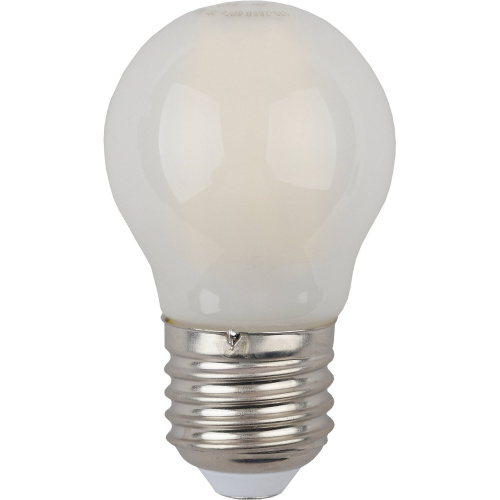 Лампа светодиодная ЭРА, 5 (40) Вт, цоколь E27, шар, холодный белый свет, 30000 ч. фото 3