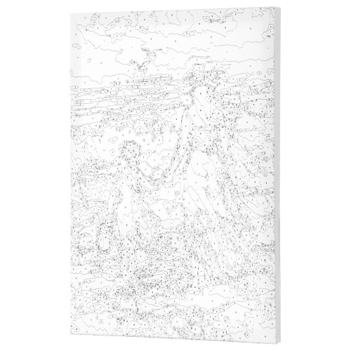 Картина по номерам ОСТРОВ СОКРОВИЩ "На прогулке с мамой", 40х50 см, на подрамнике, акрил, кисти фото 8