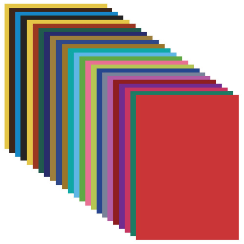 Цветная бумага ПИФАГОР "Умный котик", А4, газетная, 24 л., 24 цв., на скобе, 200х283 мм фото 2