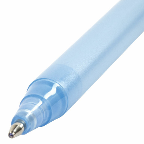 Ручка шариковая ОФИСМАГ i-STICK, СИНЯЯ, пишущий узел 0,7 мм, линия письма 0,35 мм фото 7