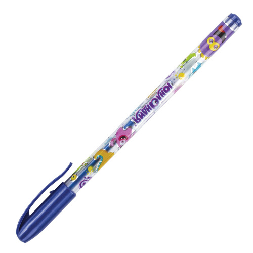 Ручки гелевые ЮНЛАНДИЯ, 6 цветов, металлик, с печатью, линия письма 0,5 мм фото 5