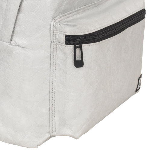Рюкзак BRAUBERG TYVEK, 34х26х11 см, крафтовый с водонепроницаемым покрытием, серебристый фото 3