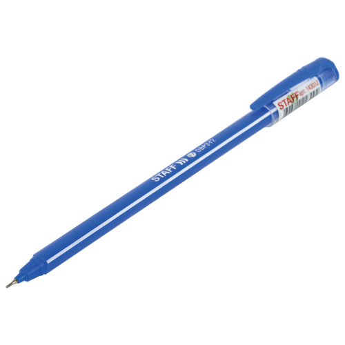 Ручка шариковая масляная STAFF Basic "OBP-312", корпус ассорти, узел 0,7 мм, синяя фото 6