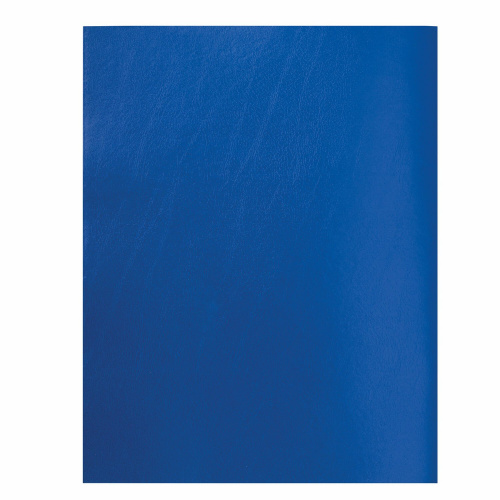 Тетрадь бумвинил STAFF, А4, 80 л., скоба, клетка, синий фото 7