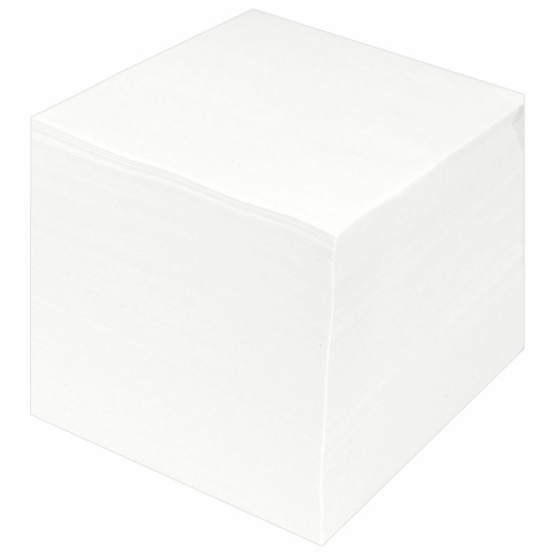 Блок для записей STAFF, проклеенный, куб 9х9х9 см, белизна 90-92%, белый фото 6