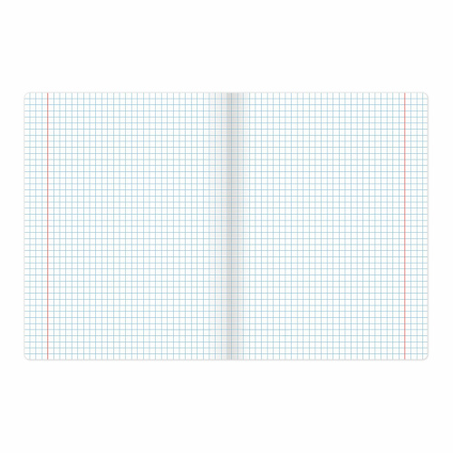 Тетрадь BRAUBERG, 12 л., клетка, обложка картон, синяя фото 6
