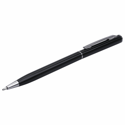 Ручка подарочная шариковая BRAUBERG "Delicate Black", корпус черный, линия письма 0,7 мм, синяя фото 3