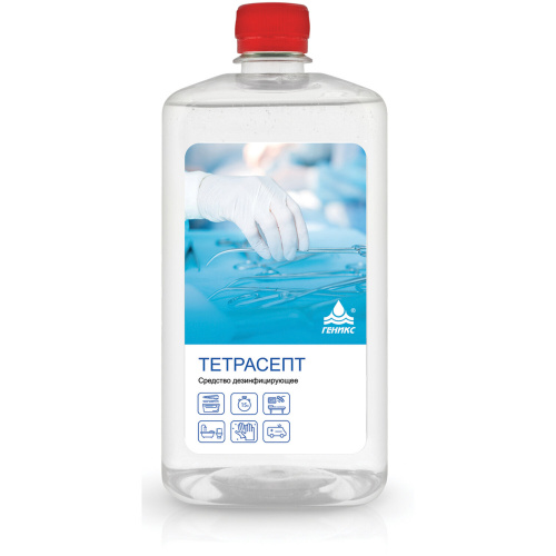 Антисептик для рук и поверхностей спиртосодержащий НИКА-ТЕТРАСЕПТ, дезинфицирующий, жидкость