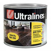 Эмаль "Ultra Lines" ПФ-266 красно-коричневая 0,8 кг