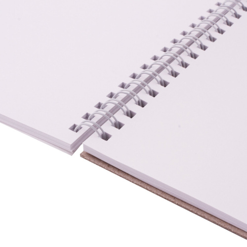 Скетчбук BRAUBERG, белая бумага 120г/м2, 205х290мм, 40л, гребень, жёсткая подложка фото 8