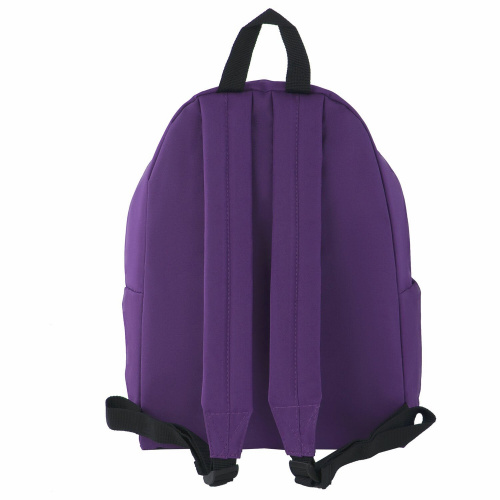 Рюкзак BRAUBERG, 20 литров, 41х32х14 см, универсальный, сити-формат, один тон, фиолетовый фото 4