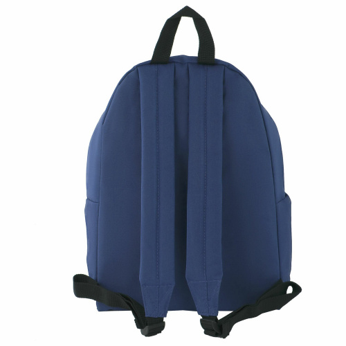 Рюкзак BRAUBERG, 20 литров, 41х32х14 см, универсальный, сити-формат, один тон, синий фото 3
