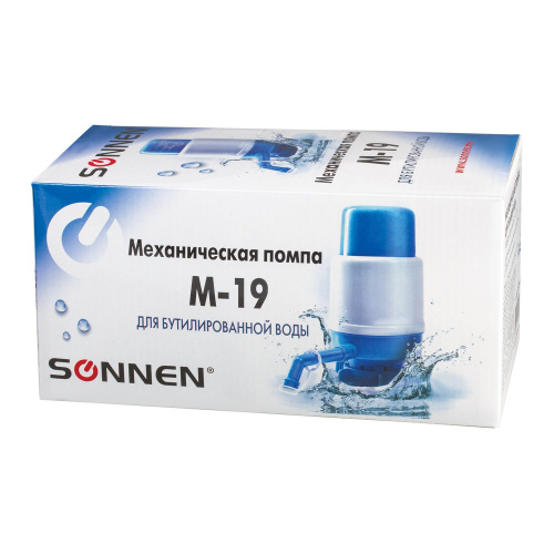 Помпа для воды SONNEN M-19, механическая, пластик фото 3