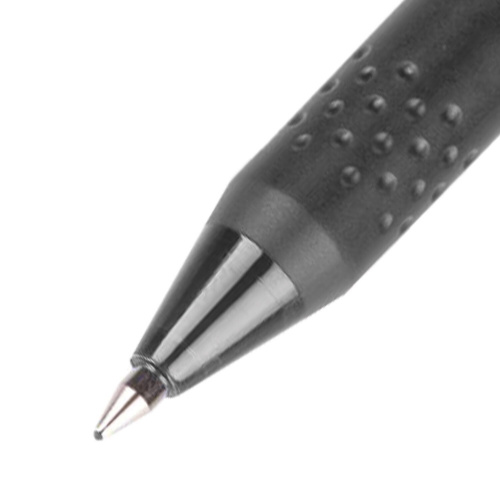 Ручка стираемая гелевая с грипом PILOT "Frixion", корпус черный, линия письма 0,35 мм, черная фото 4