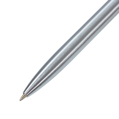 Ручка подарочная шариковая BRAUBERG Brioso, корпус серебристый, линия письма 0,5 мм, синяя фото 6