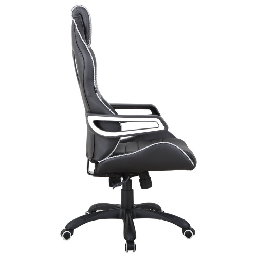 Кресло компьютерное BRABIX "Techno Pro GM-003", экокожа, черное/серое, вставки серые фото 8