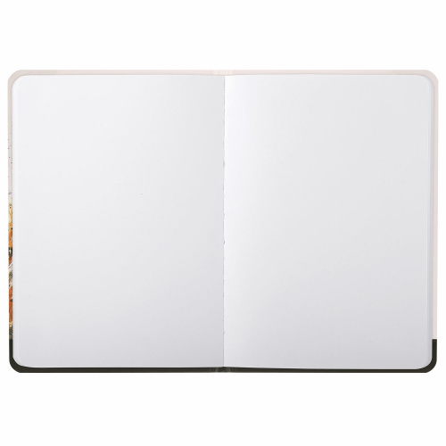 Скетчбук BRAUBERG ART DEBUT "Тигр", белая бумага, 145х203 мм, 80 л., резинка, твердый фото 8
