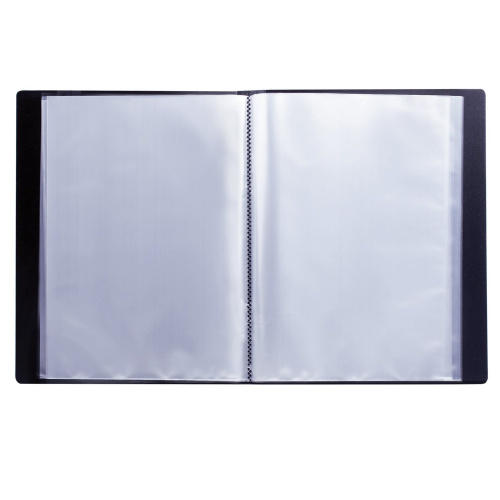 Папка BRAUBERG, 60 вкладышей,  0,8 мм, стандарт, черная фото 6