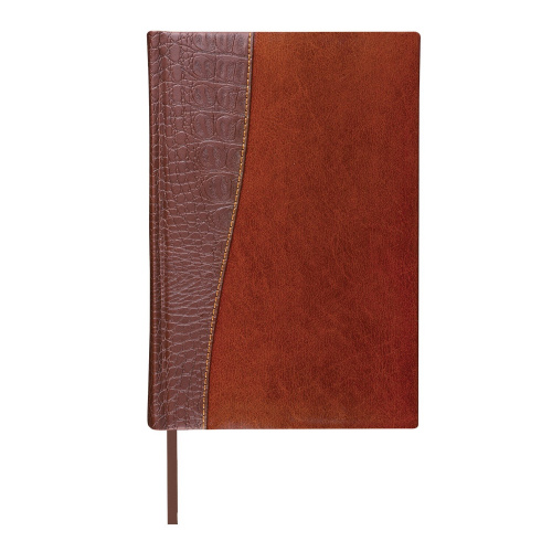 Ежедневник недатированный BRAUBERG, А5, 138х213 мм, под кожу, 160 л., коричневый фото 5