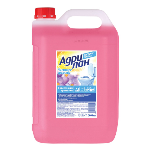 Чистящее средство для сантехники "Адрилан" Цветочный 5л