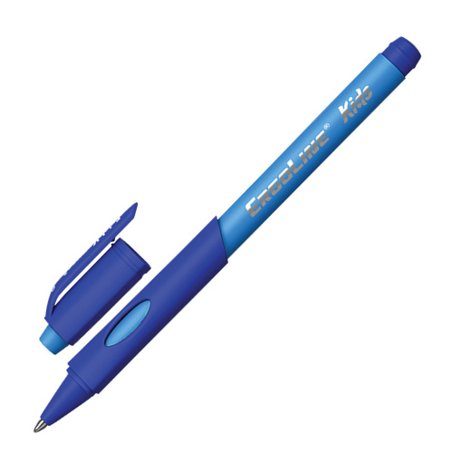 Ручка шариковая масляная ERICH KRAUSE "Ergoline Kids", синяя, узел 0,7 мм, линия 0,35 мм фото 7