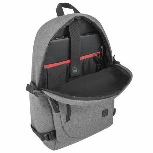 Рюкзак BRAUBERG URBAN универcальный, с отд. для ноутбука, USB-порт, Charge, серый, 46, 271655 фото 4